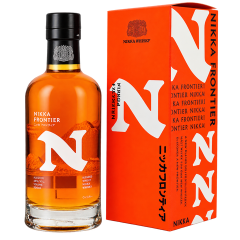 Sessions Box Hill Nikka Frontier Blended Whisky 48% 500mL on white background
