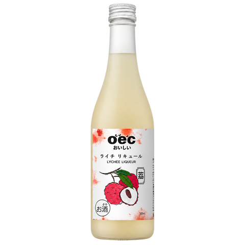 Sessions Box Hill OEC Lychee Sake Liqueur 500mL on white background