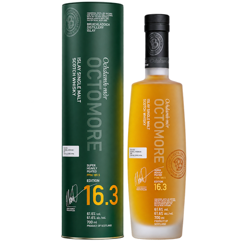 Sessions Box Hill Octomore 16.3 61.6% 700mL on white background