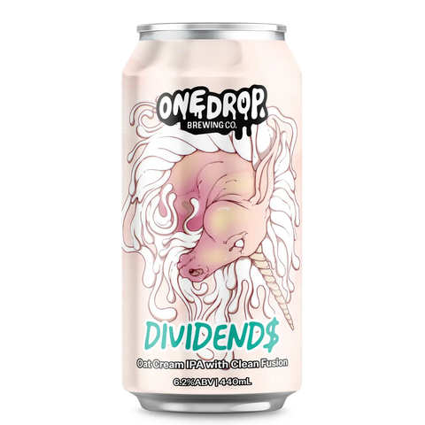 Sessions Box Hill One Drop Dividends OCIPA Clean Fusion 6.2% 440mL on white background