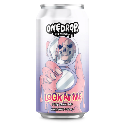 Sessions Box Hill One Drop Look at Me Pulp Sour Ale 7.9% 440mL on white background