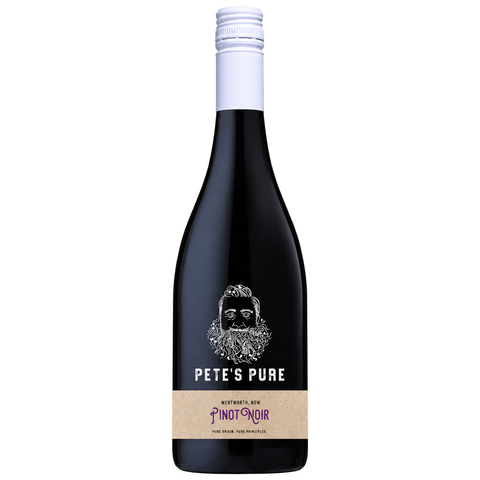 Sessions Box Hill Pete's Pure Pinot Noir 750mL on white background