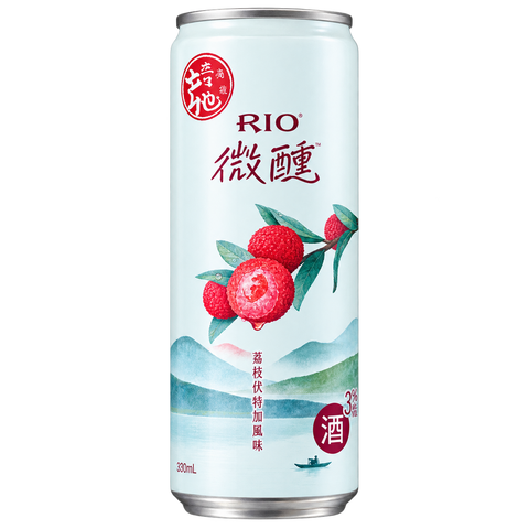 Sessions Box Hill RIO Light Bayberry Vodka Cocktail 3% 330mL on white background