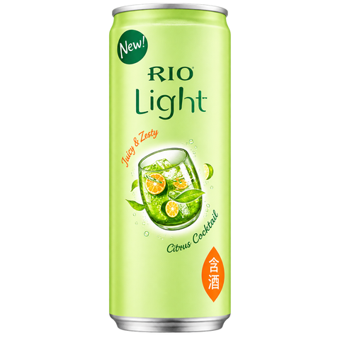 Sessions Box Hill RIO Light Lime Oolong Fizz Cocktail 3% 330mL on white background