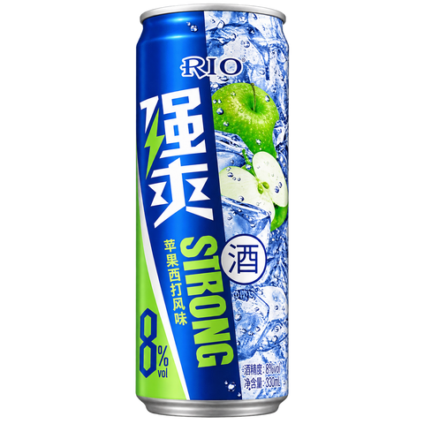 Sessions Box Hill RIO STR Apple 8% 500mL on white background