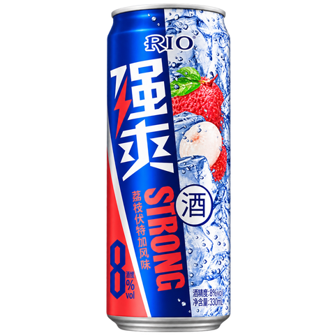 Sessions Box Hill RIO STR Lychee 8% 500mL on white background