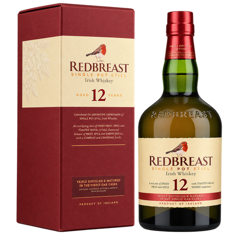 Sessions Box Hill Redbreast 12YO 700mL on white background