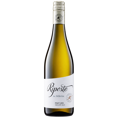 Sessions Box Hill Riposte Stiletto Pinot Gris 750mL on white background