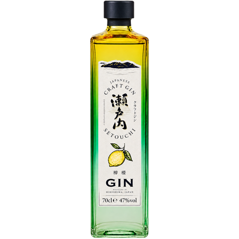 Sessions Box Hill Setouchi Lemon Gin 47% 700mL on white background