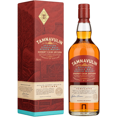 Sessions Box Hill Tamnavulin Sherry Cask 40% 700mL on white background