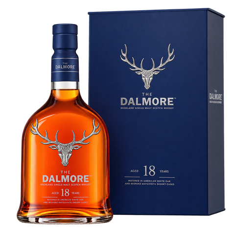 Sessions Box Hill The Dalmore 18YR Whisky 43% 700mL on white background