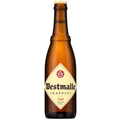 Sessions Box Hill Westmalle Triple Trappist 9.5% 330mL on white background