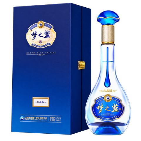 Sessions Box Hill Yanghe Dream Zhilan Crystal 52% 550ml on white background