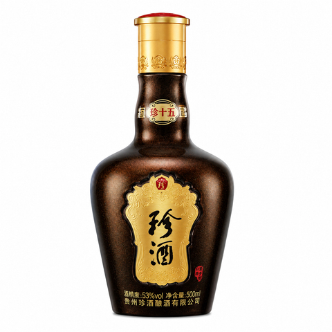 Sessions Box Hill Zhenjiu Zhen 15YO 500mL on white background