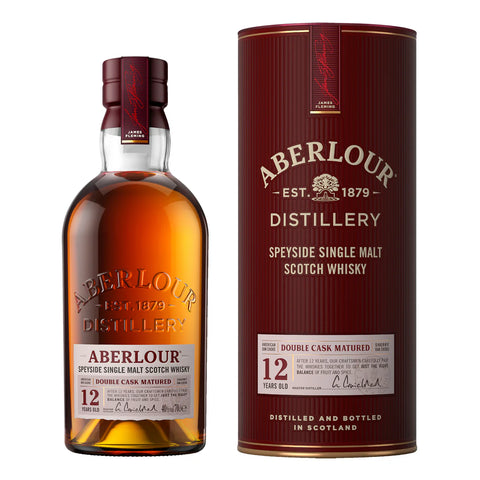 Aberlour 12 Year Old Double Cask Matured Single Malt Scotch Whisky 700mL — The Rich Speyside Sherry & Oak Balance