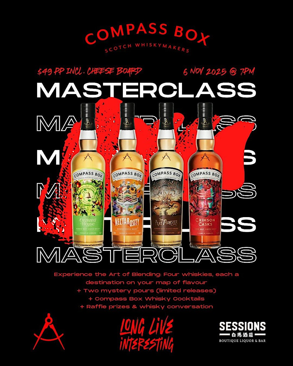 Compass Box Whisky Masterclass – Long Live Interesting!